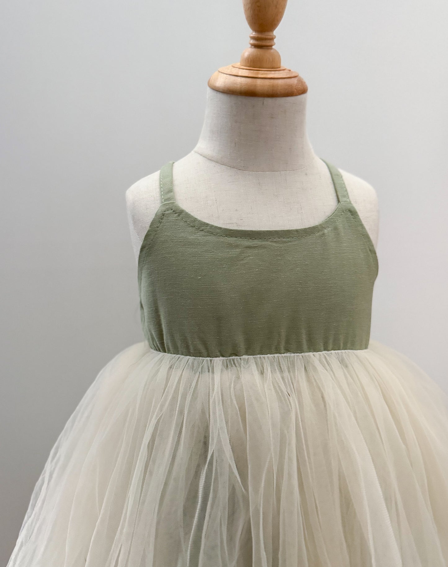 Linen Tulle Dress