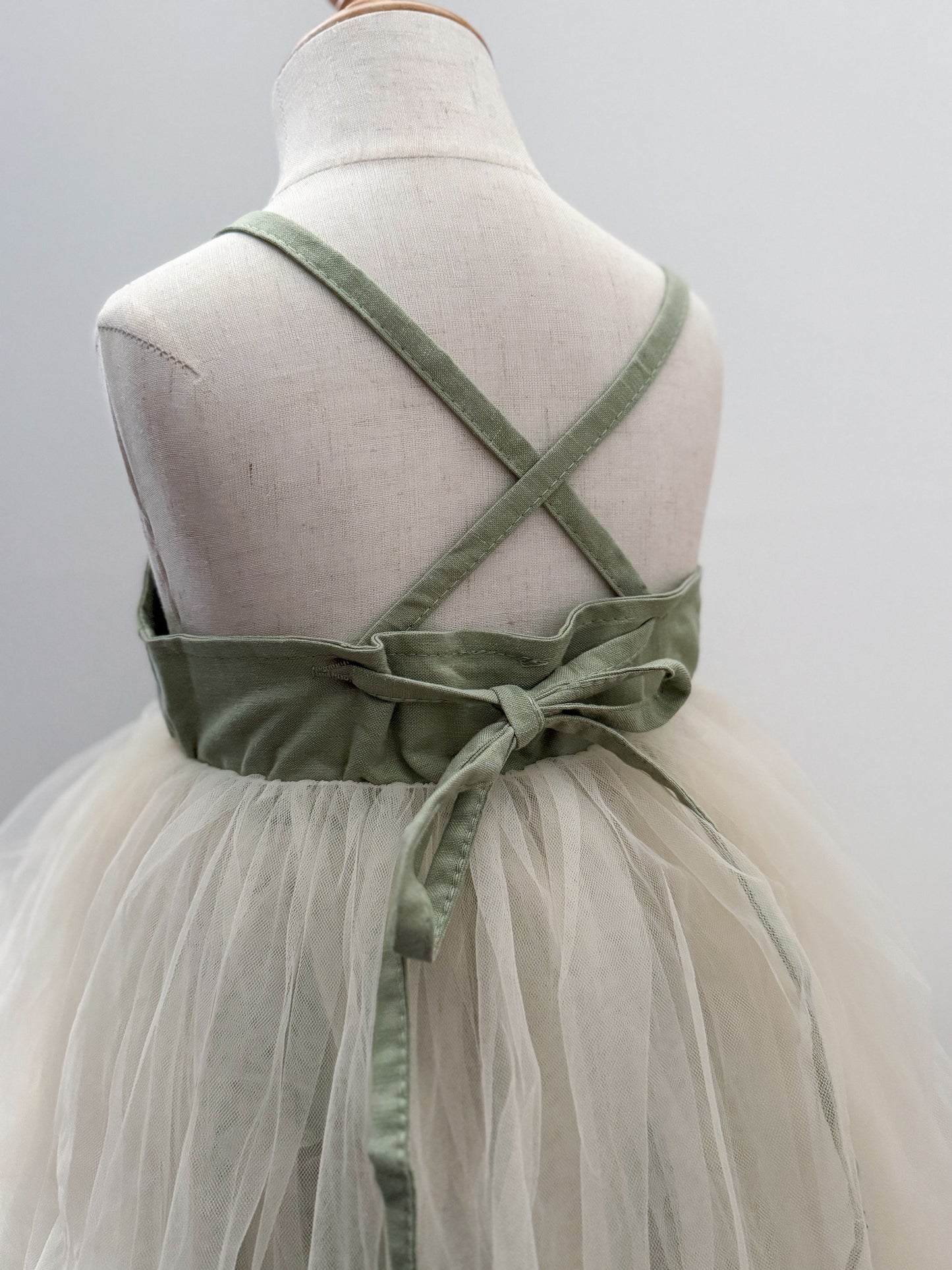 Linen Tulle Dress