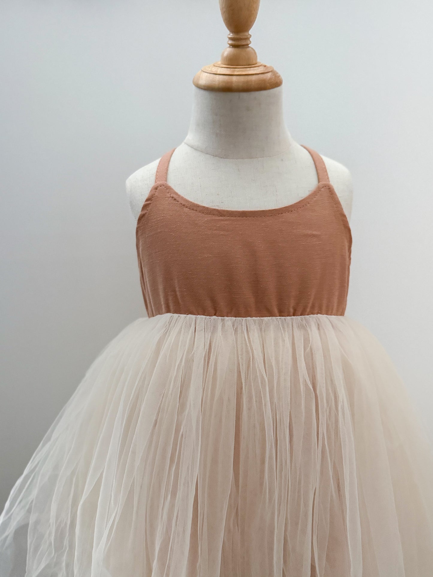 Linen Tulle Dress