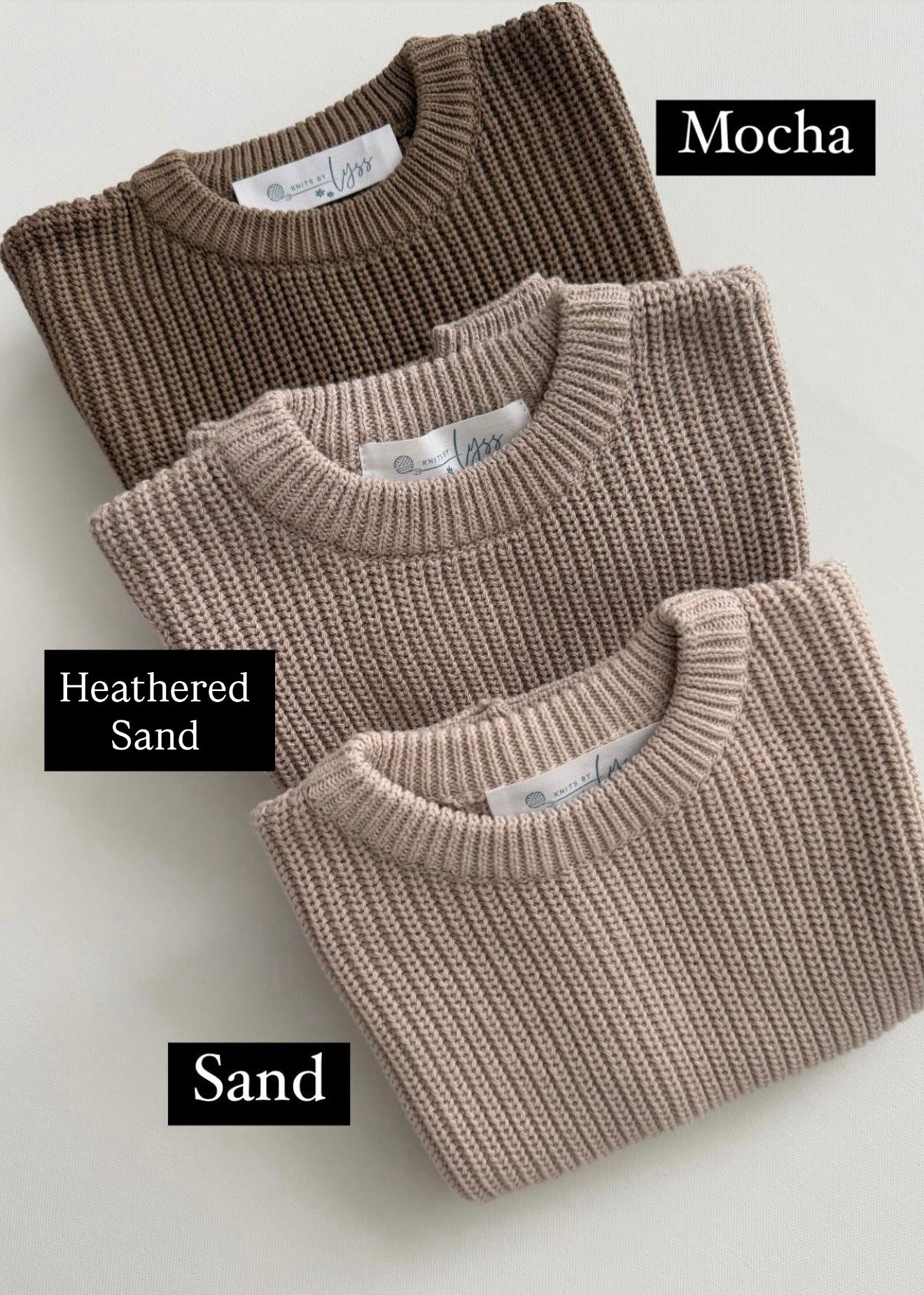 Heathered Sand Knit Sweater (12-18 M)