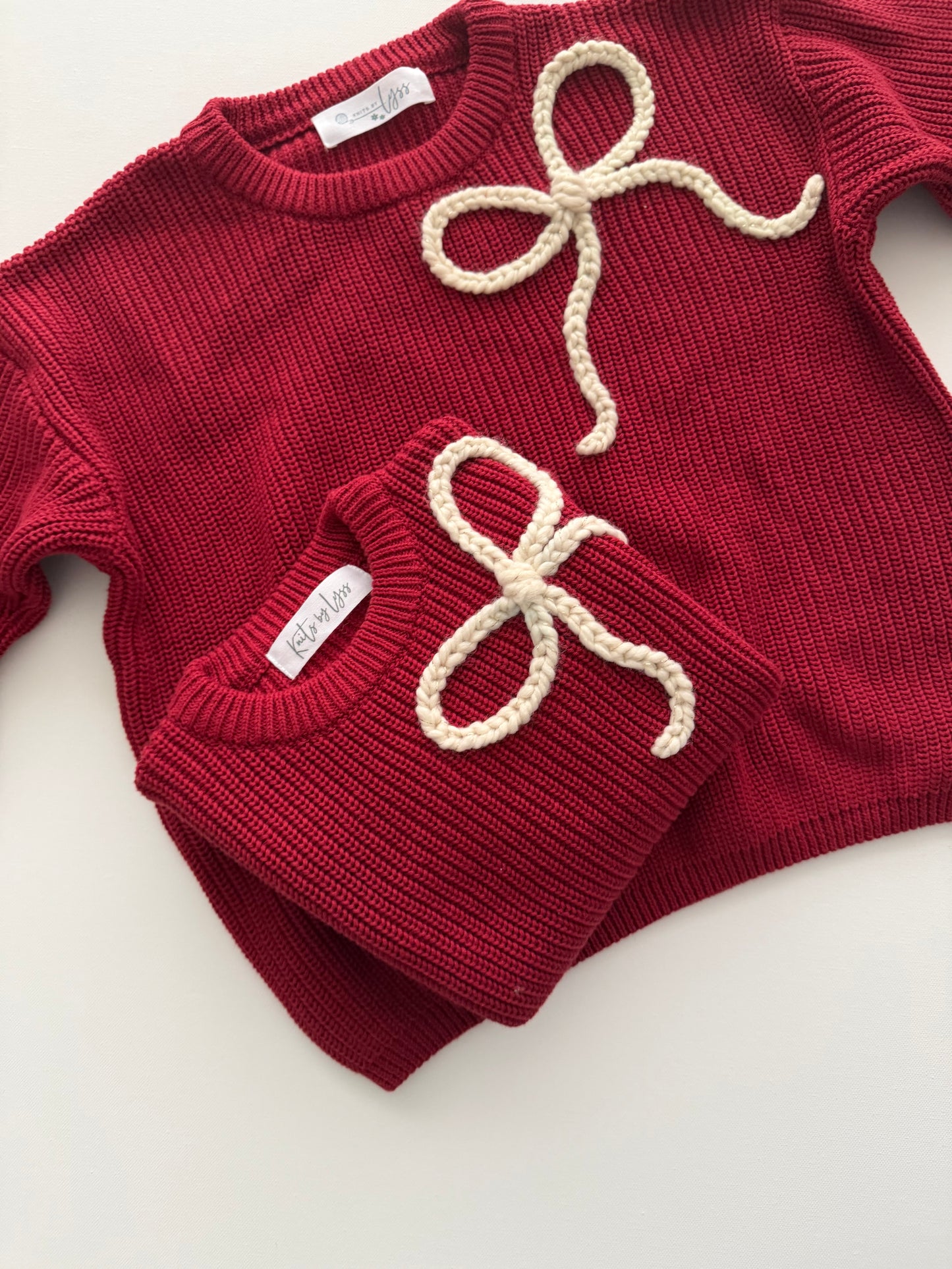 Bow Knit Sweater (12-18 M)