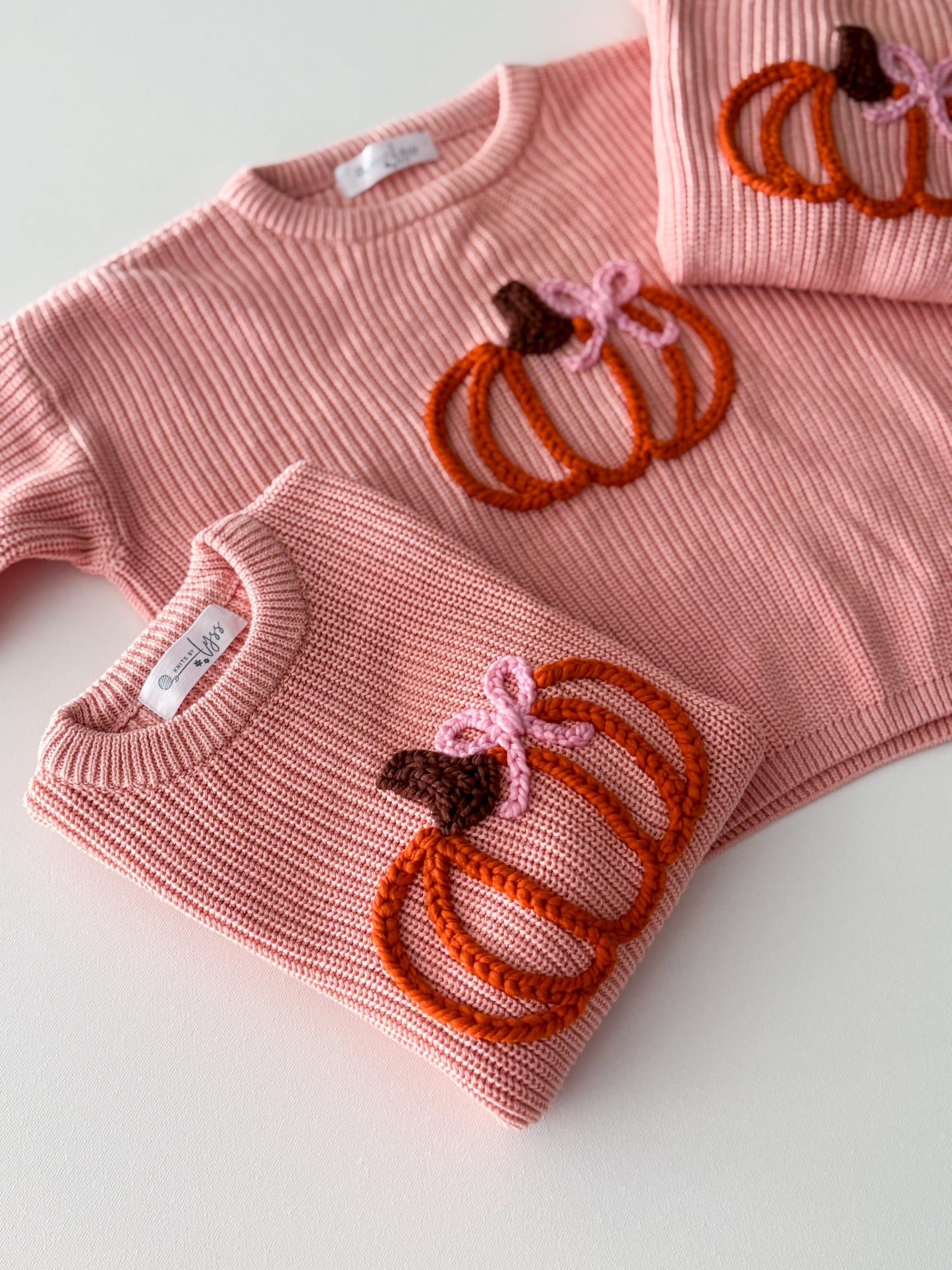 Fall Pumpkin Bow Sweater