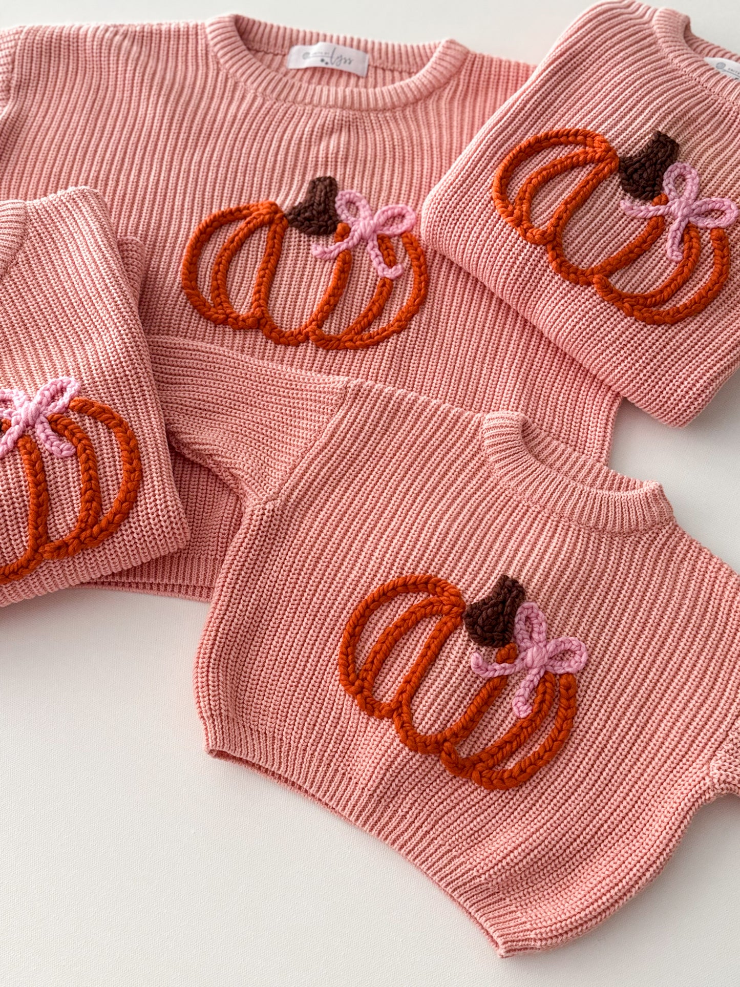 Fall Pumpkin Bow Sweater