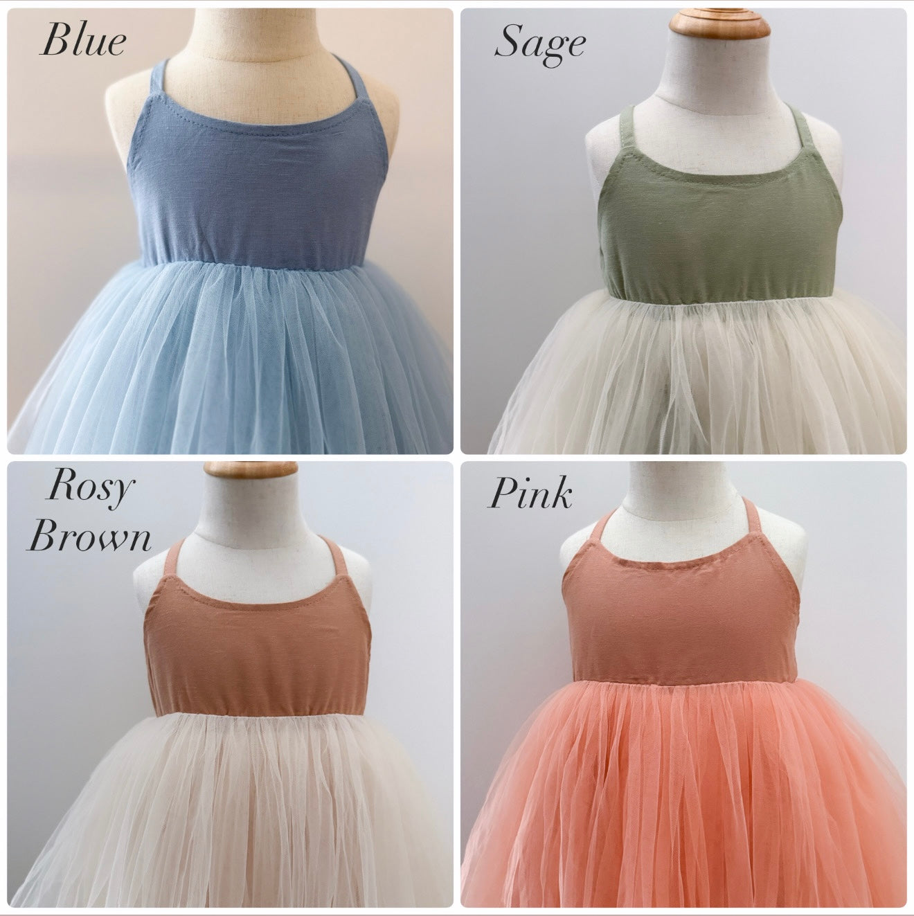 Linen Tulle Dress