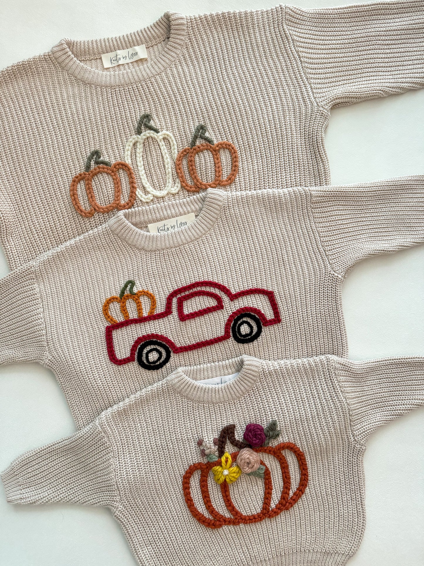 Pumpkin Trio Sweater