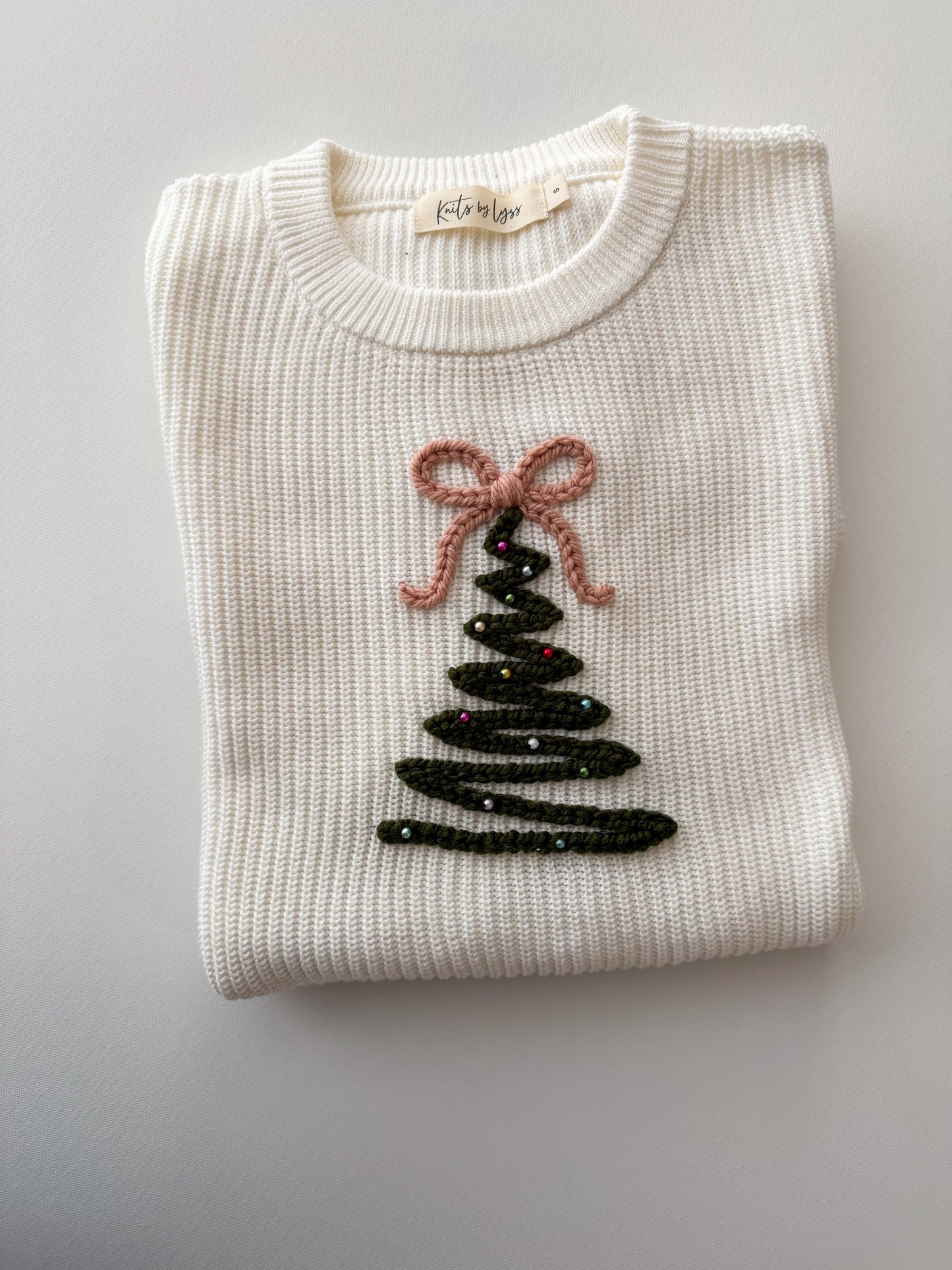 Adult Christmas Tree Sweater (S)
