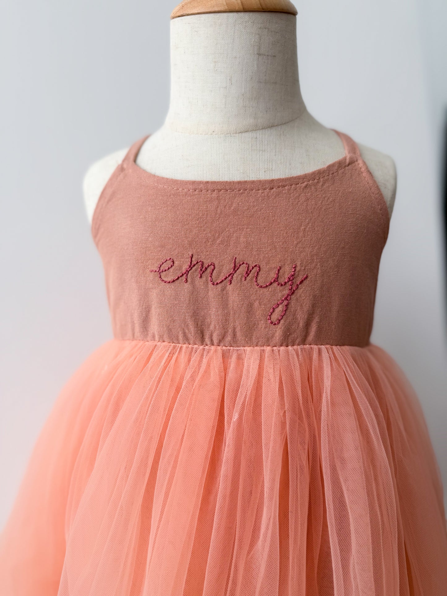 Linen Tulle Dress