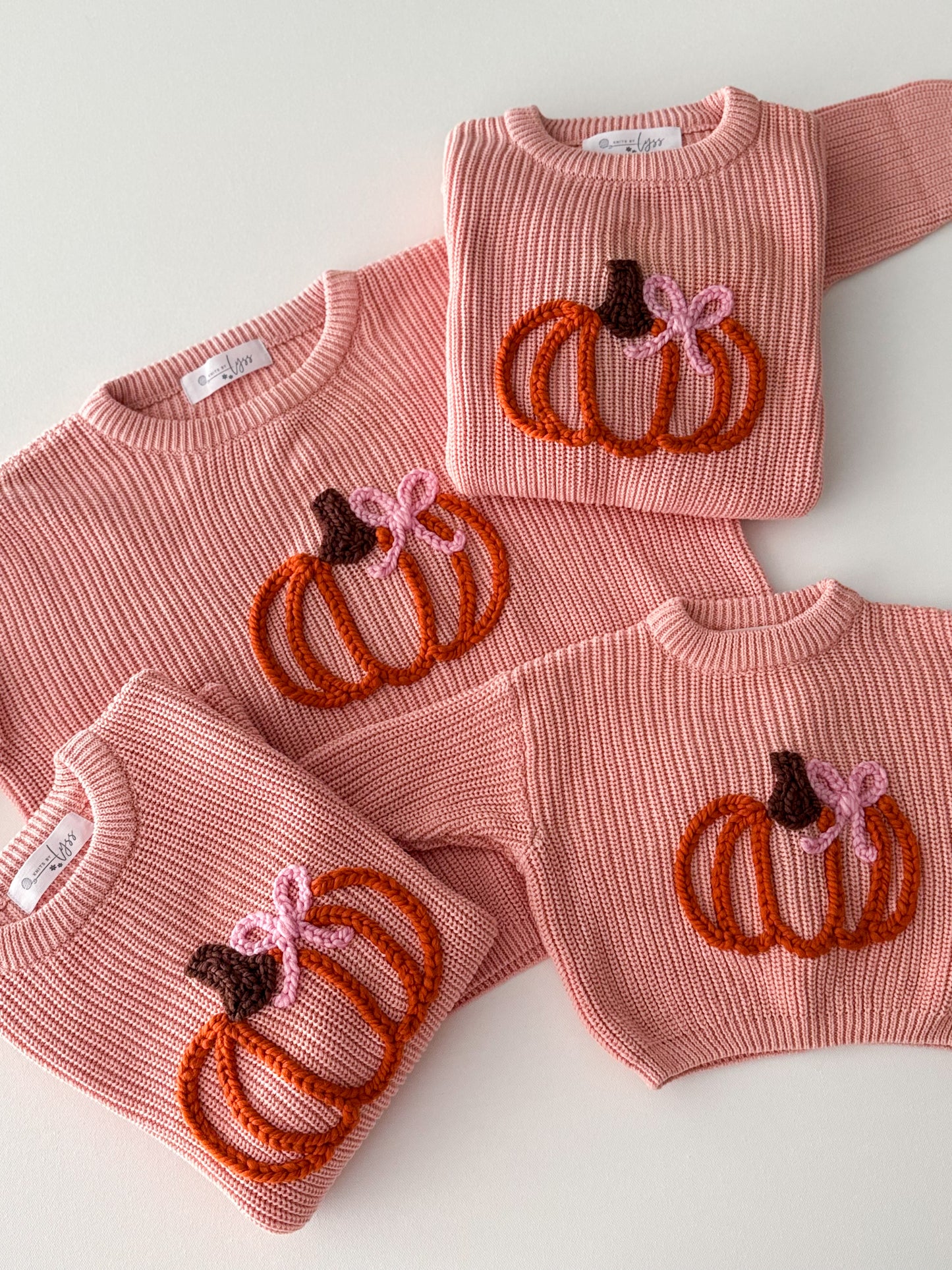 Fall Pumpkin Bow Sweater