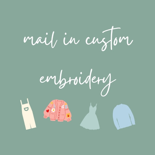 "Mail In" Embroidery