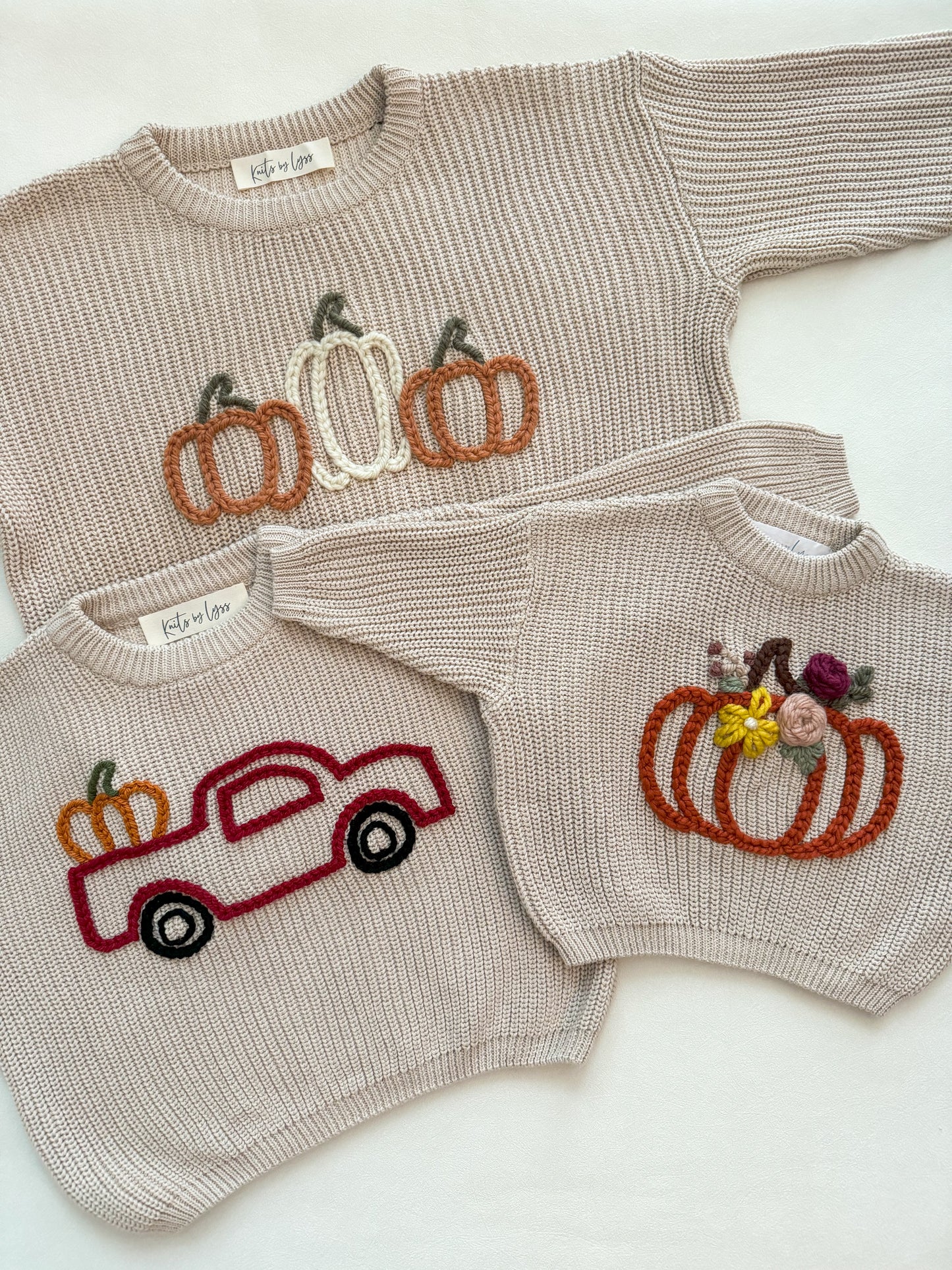 Fall Pick Up Truck Sweater