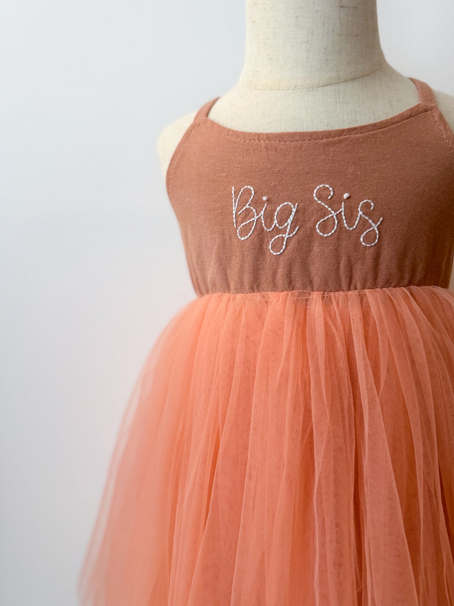 Linen Tulle Dress