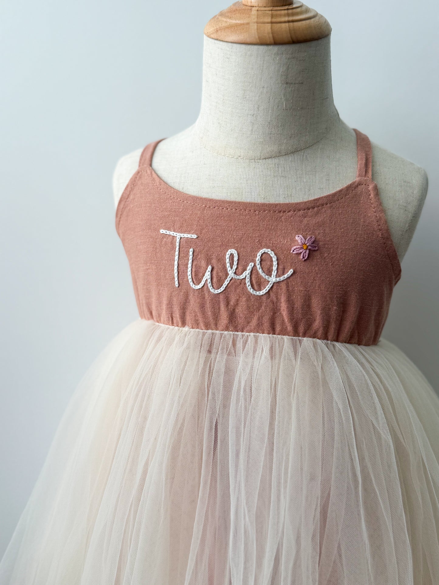 Linen Tulle Dress