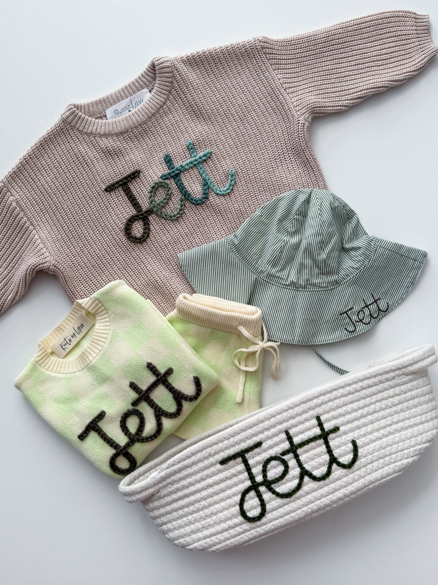 Personalized Rope Basket