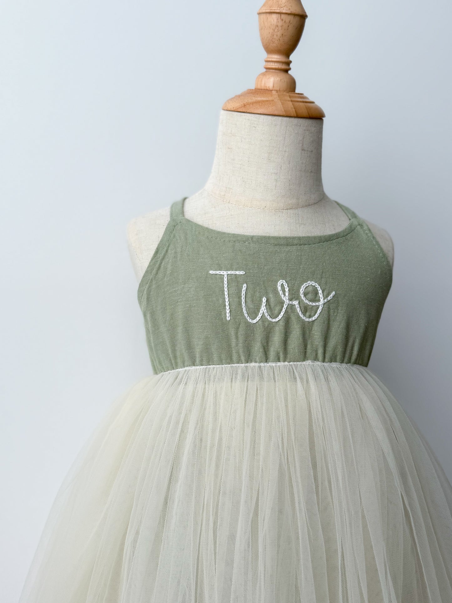 Linen Tulle Dress