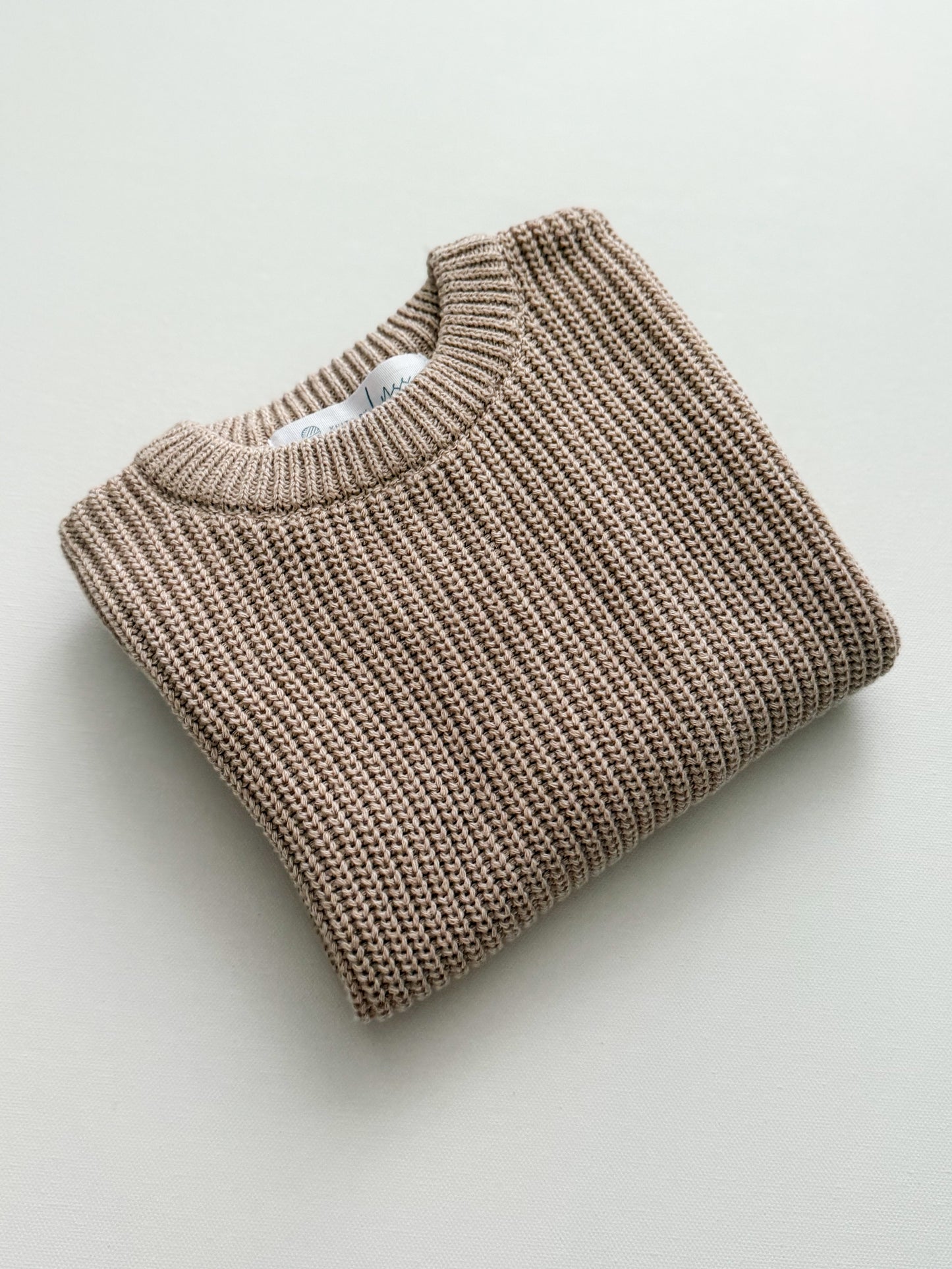 Heathered Sand Knit Sweater (12-18 M)