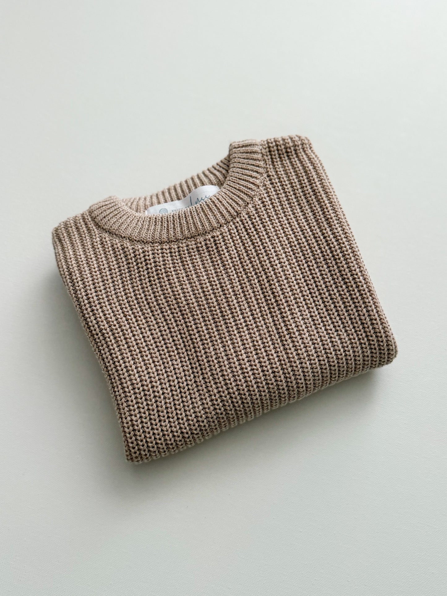 Heathered Sand Knit Sweater (12-18 M)