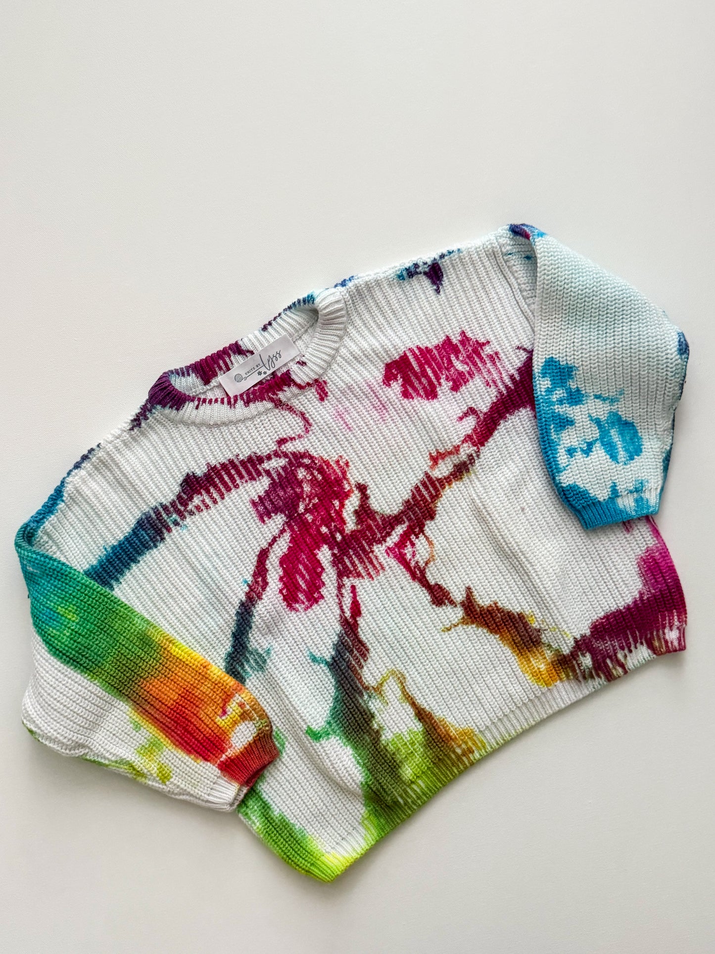 Hand Tie Dyed Knit Sweater (2T)