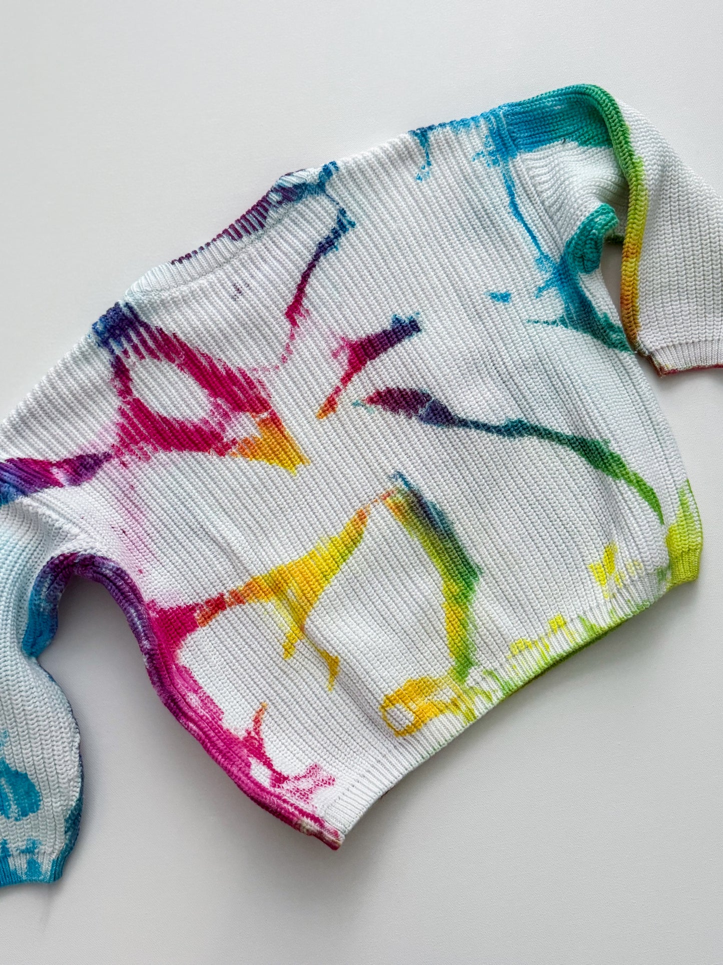 Hand Tie Dyed Knit Sweater (2T)