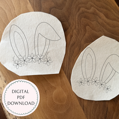 Bunny Ears Digital Template