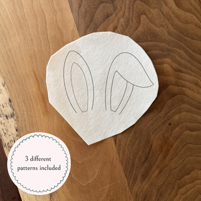 Bunny Ears Digital Template