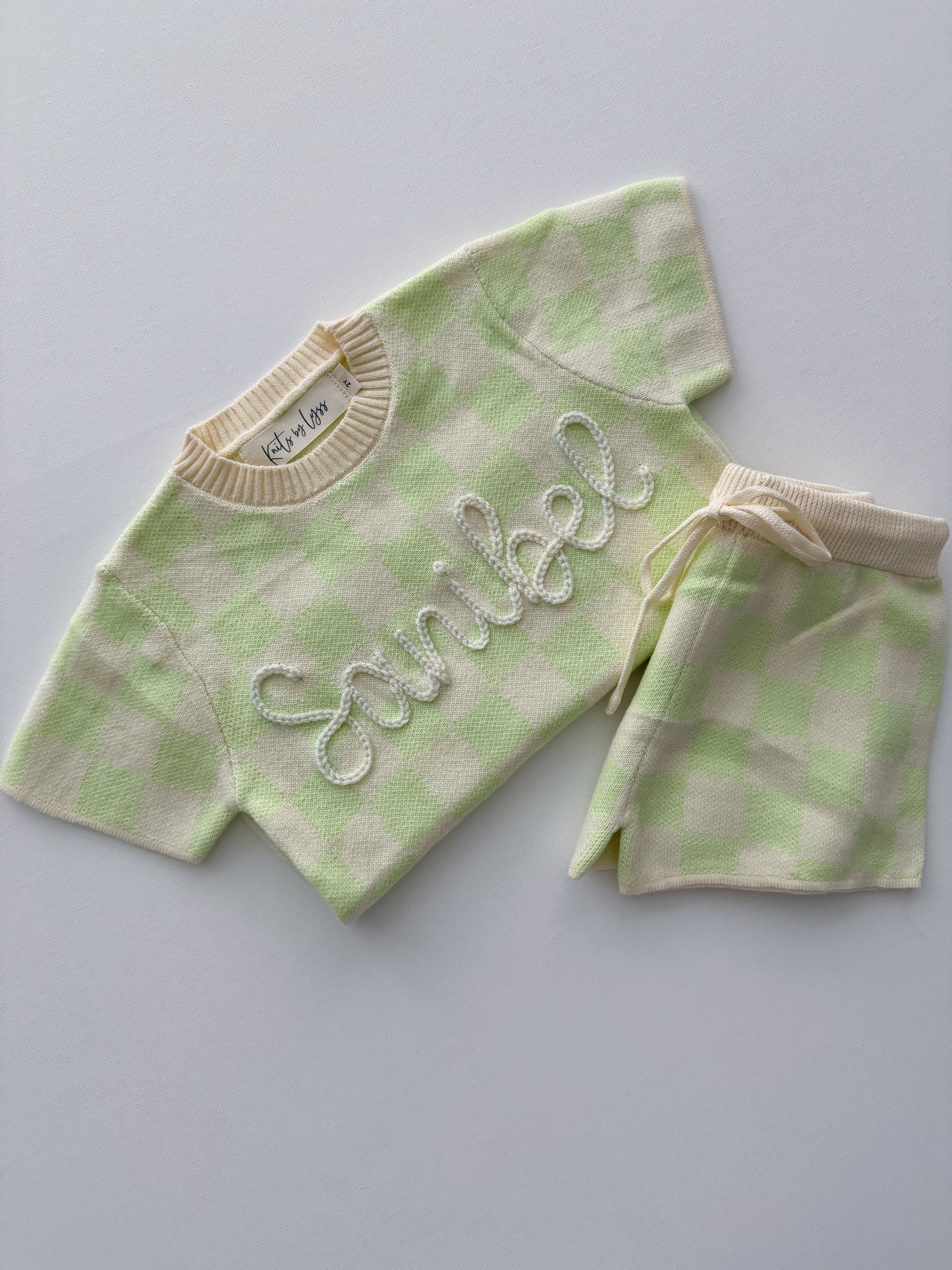 "Checkerboard Cool" Two Piece Knit Set