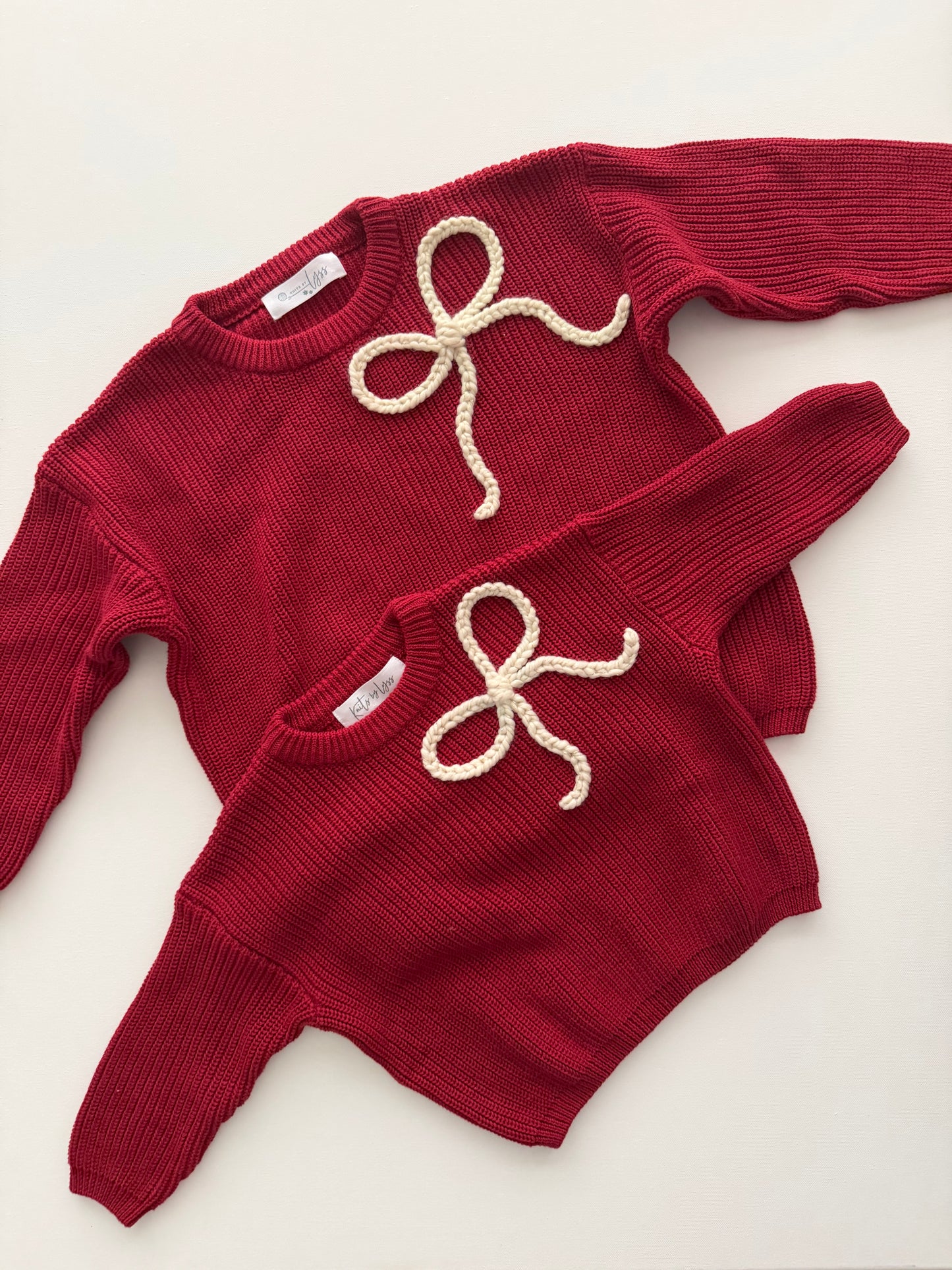 Bow Knit Sweater (12-18 M)