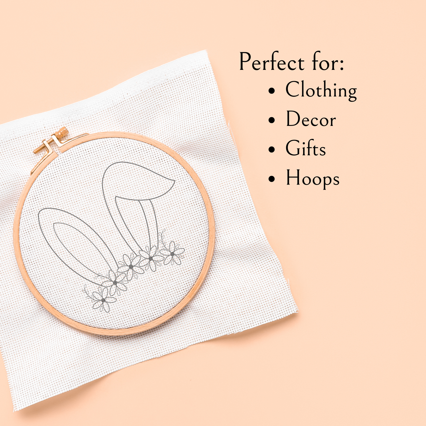 Bunny Ears Digital Template