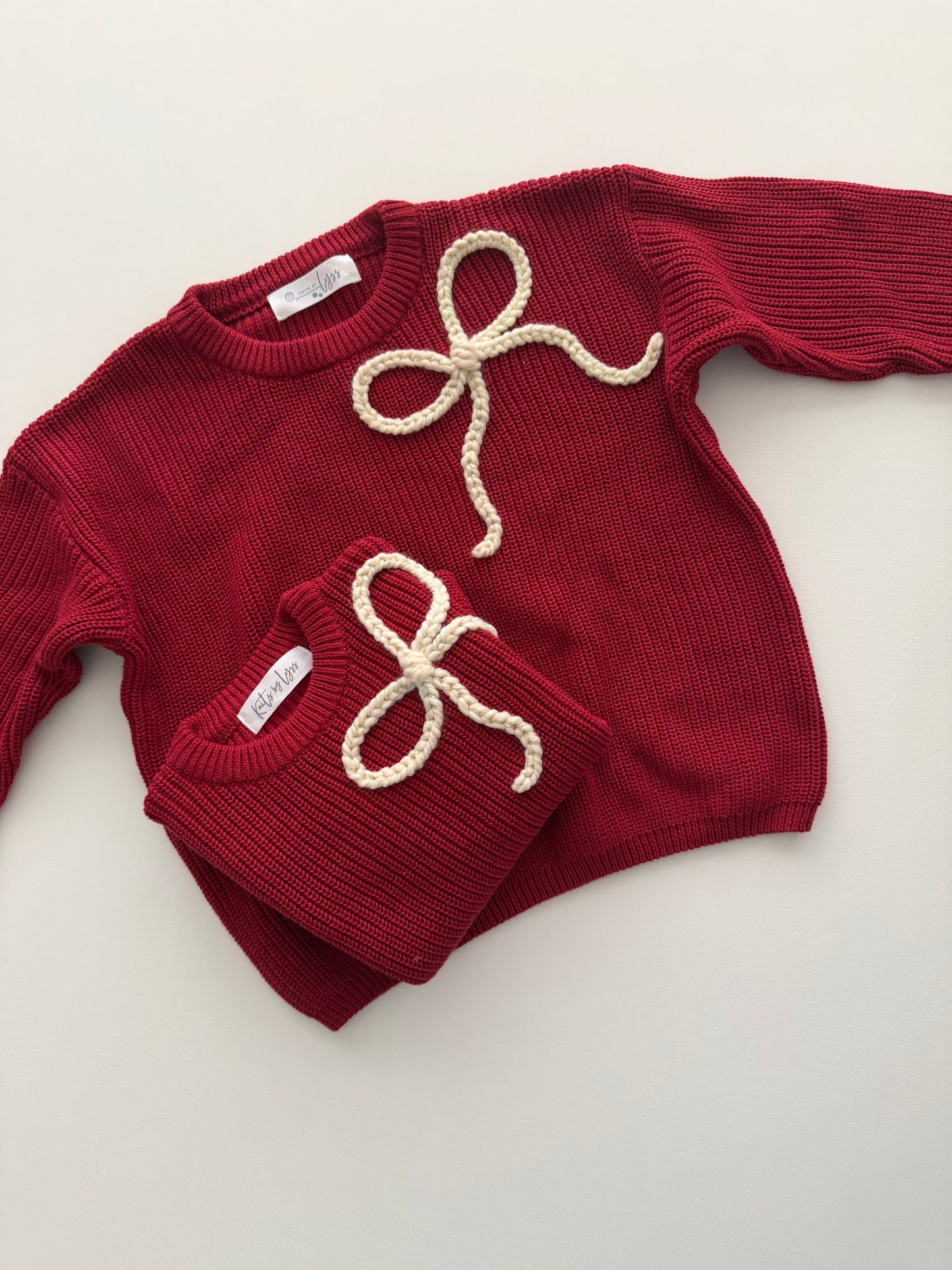 Bow Knit Sweater (12-18 M)