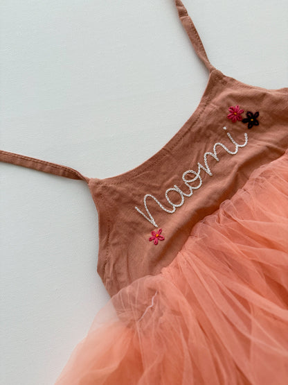 Linen Tulle Dress