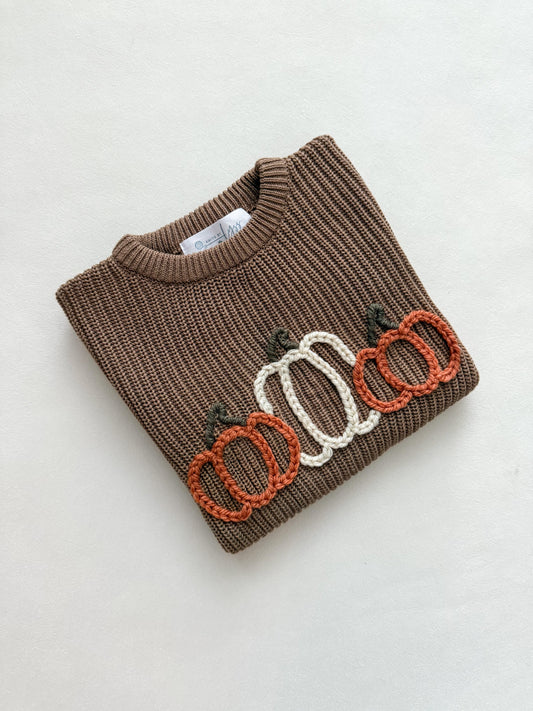 Pumpkin Trio Sweater