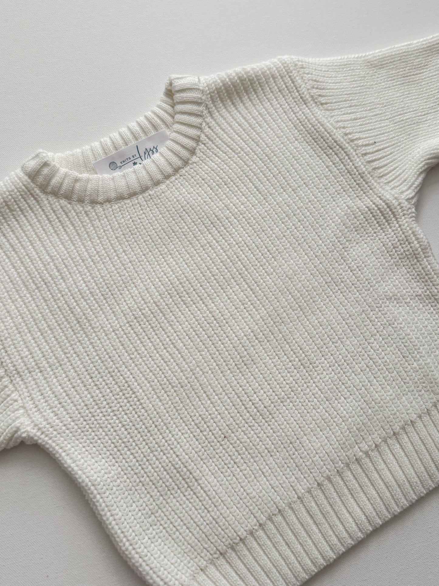 Off White Cream Knit Sweater (12M)