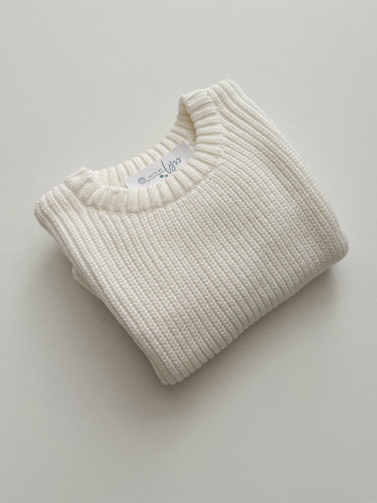 Off White Cream Knit Sweater (12M)