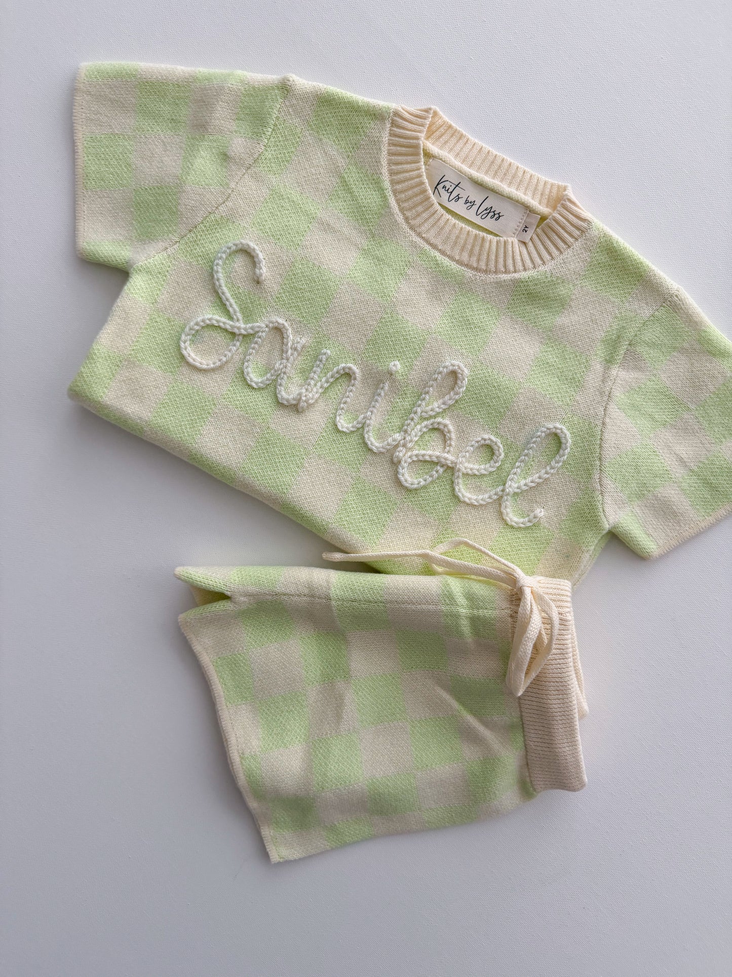 "Checkerboard Cool" Two Piece Knit Set