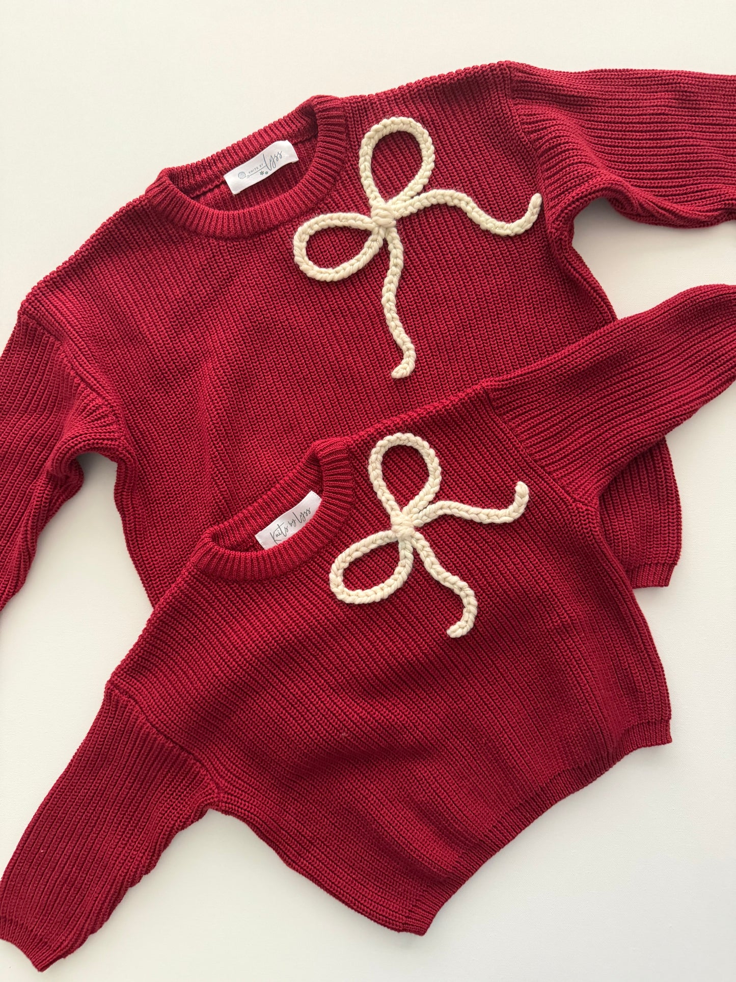 Bow Knit Sweater (5T)