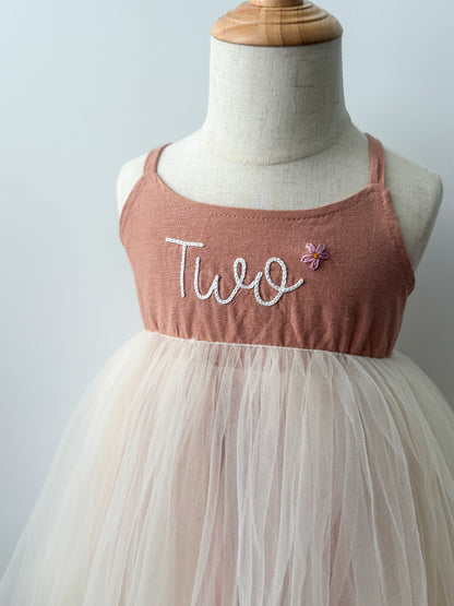 Linen Tulle Dress