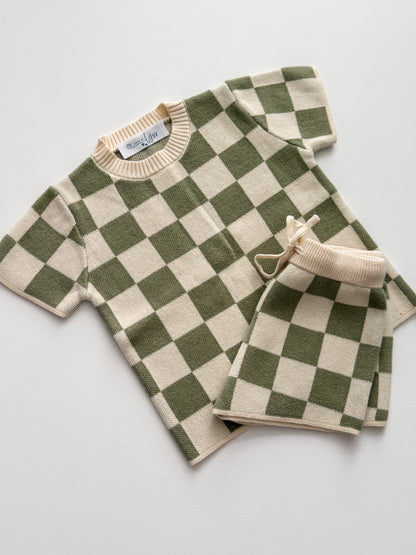 Checkerboard Cool Short Sleeve Set (2T)