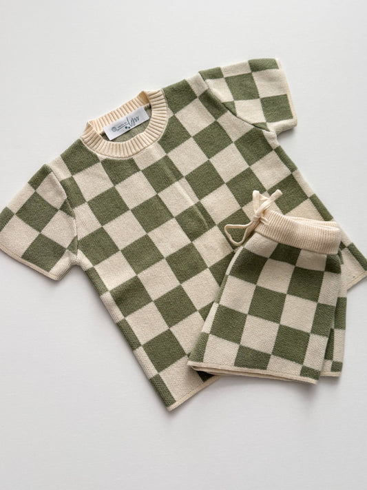 Checkerboard Cool Short Sleeve Set (2T)