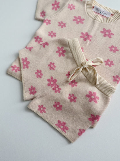 Flower Power Short Sleeve Set (2T)
