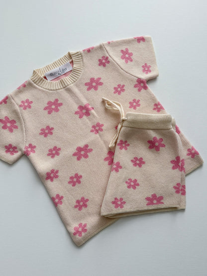 Flower Power Short Sleeve Set (2T)