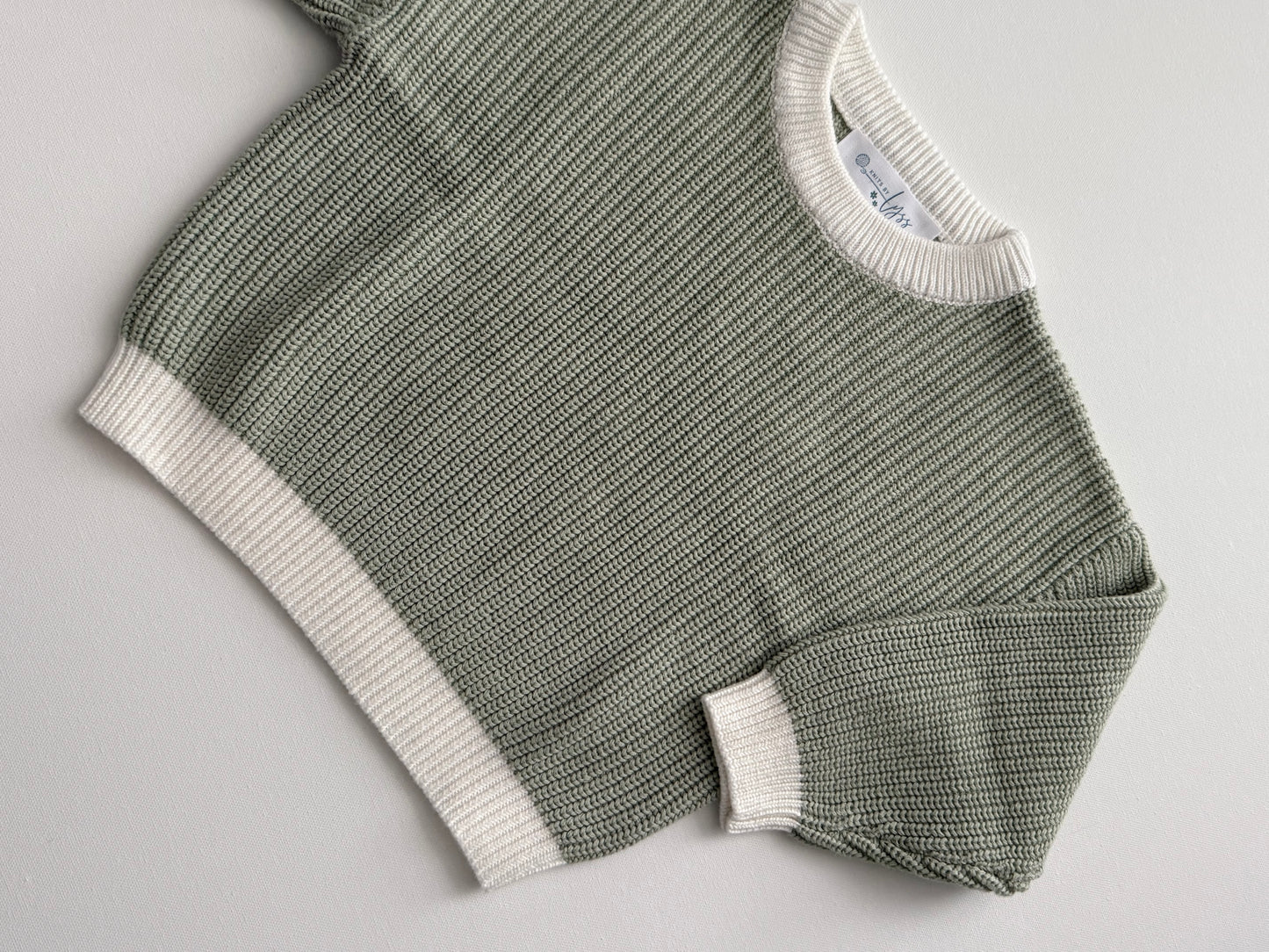 Sage Two Tone Knit Sweater (2T)