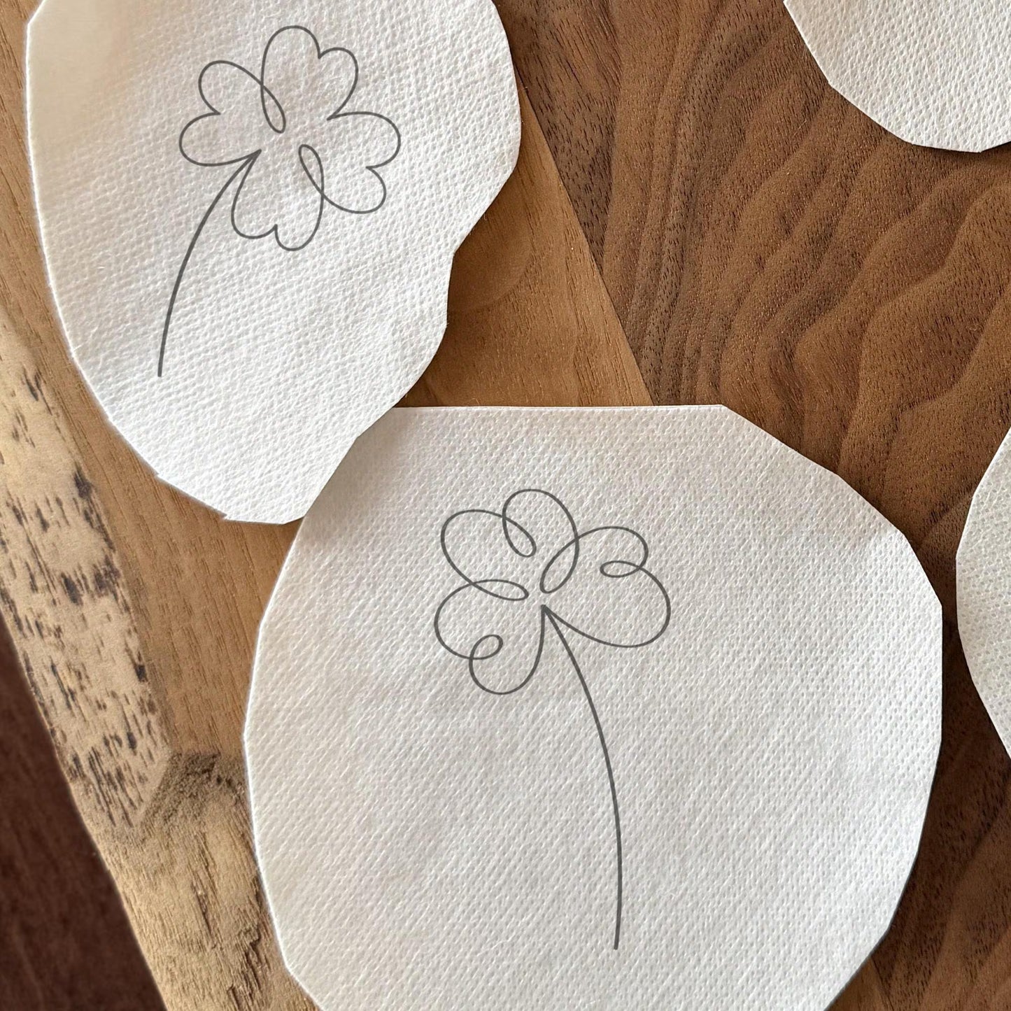 Clover Bunch Digital Template