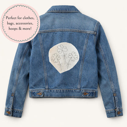 Clover Bunch Digital Template